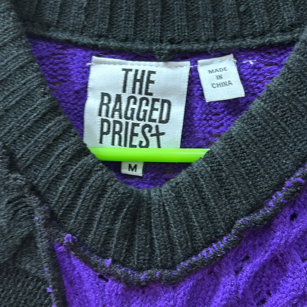 Patterned Patch-Work Sweater - image 2